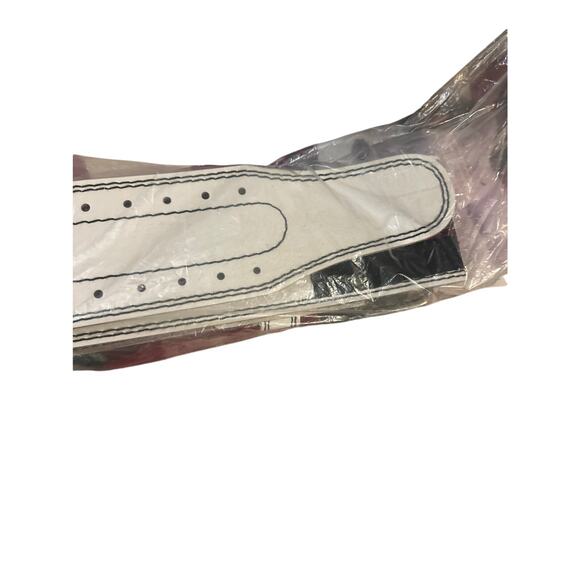 Dark Iron Fitness Weight Lifting belt women Men Leather Powerlifting, Strength - Picture 3 of 8